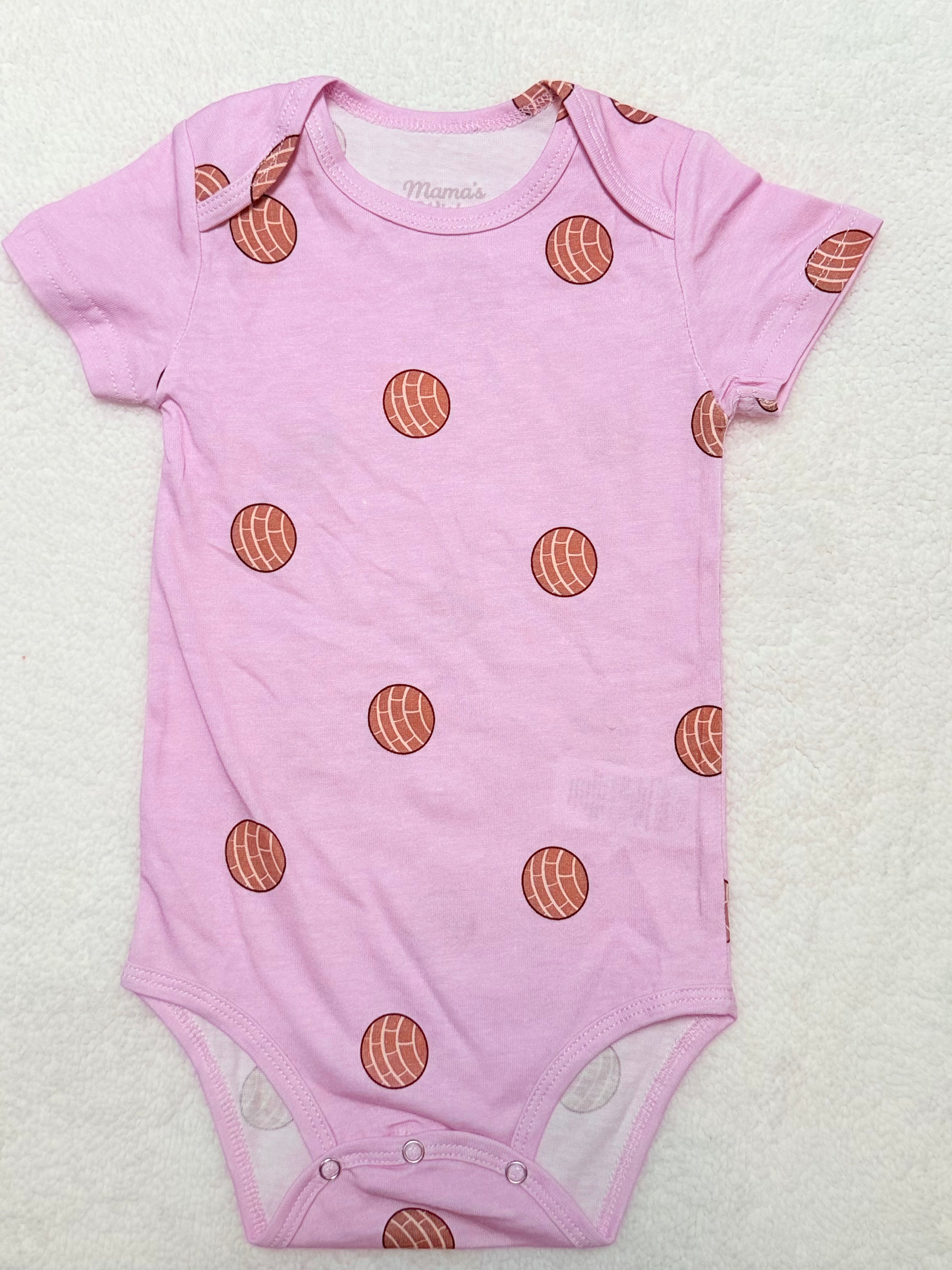 Pink Concha Bear Blanket & Bodysuit Duo